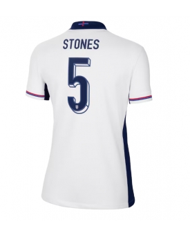 Inghilterra John Stones #5 Maglia Gara Casa Repliche Europei 2024 Donna